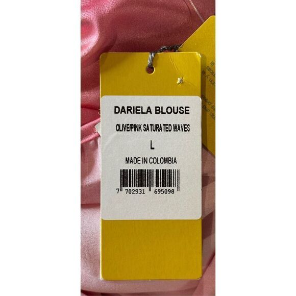 Silvia Tcherassi Dariella off-shoulder blouse NWT Size Large - Picture 10 of 10